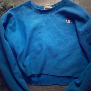 Cropped champion sweatshirt